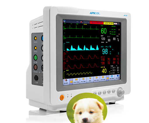 A70 Patient Monitor de 12.1 polegadas tela de toque colorida, seis parâmetros, todos os módulos impo