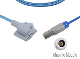 A1315-SI129PU Mindray Compatível Infantil Macio SpO2 Sensor com Cabo de 260 centímetros 6-pin